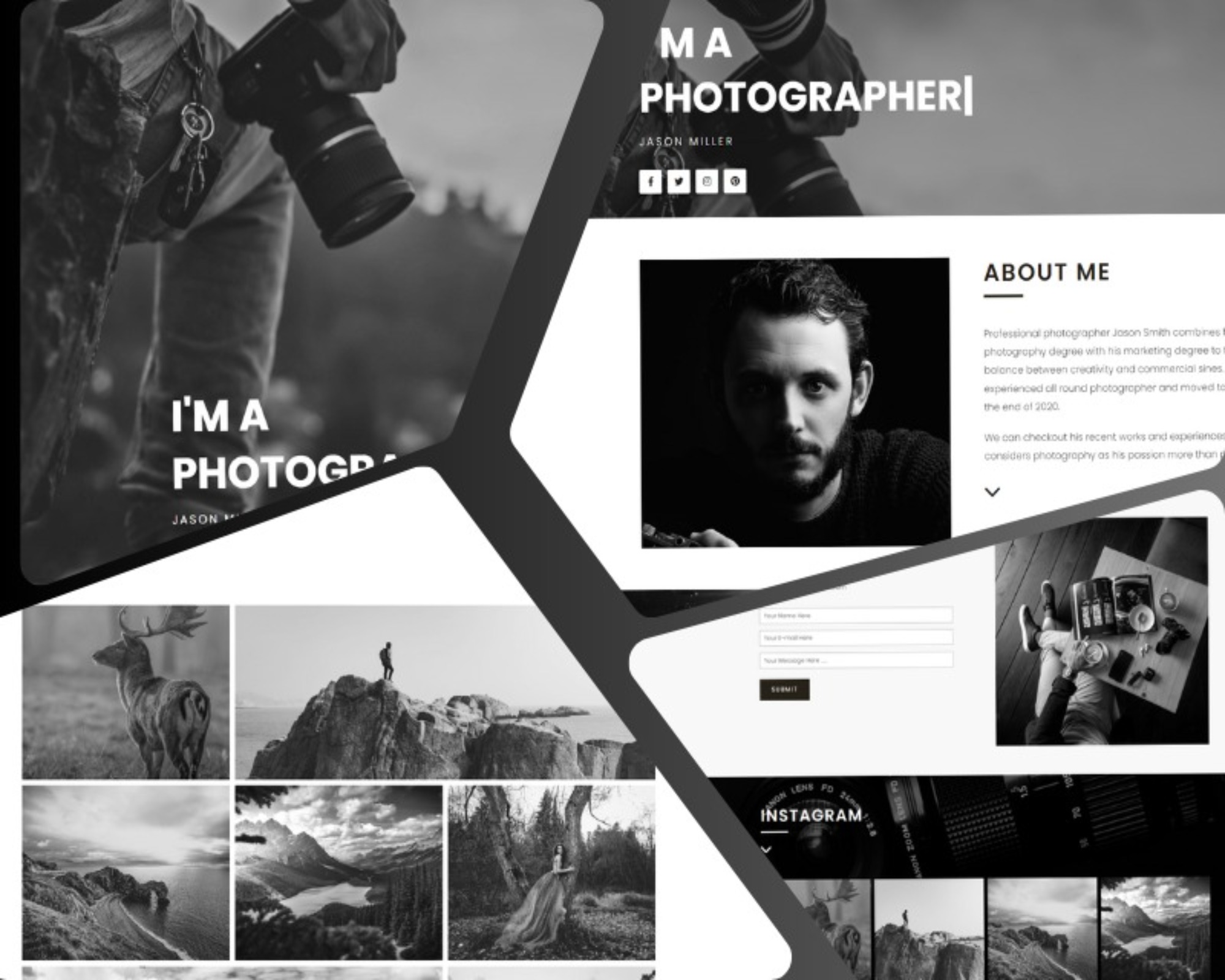 Landing Page For A Freelance Photographer